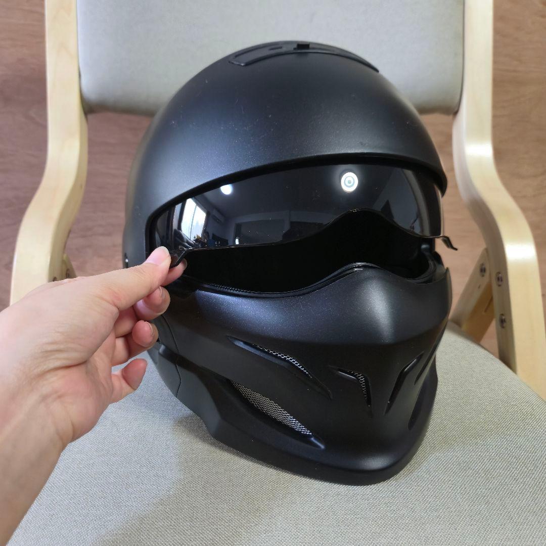 フルフェイスヘルメット マットブラック　Mサイズ