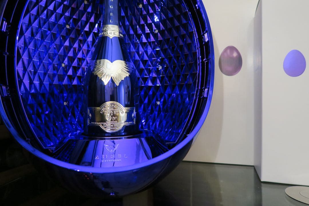 エンジェル ヴィンテージ 2008年 パープル エッグ シャンパン ケース付き