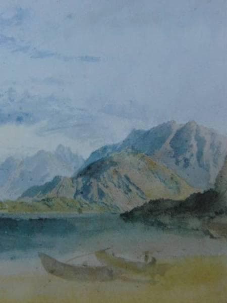 J.M.W.ターナー、コモ湖、希少画集画、 新品額装付