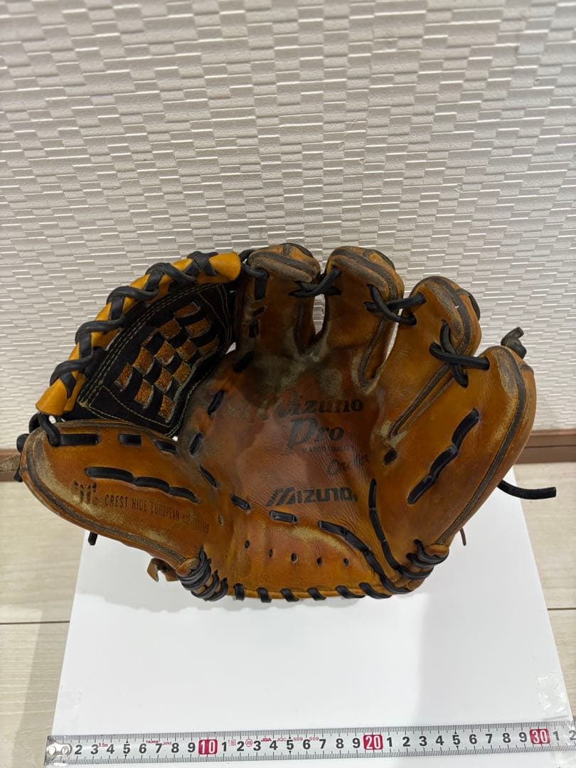 【ミズノプロ　ビッグM】硬式オーダー　内野手用 ウエブ、紐、グリス交換済