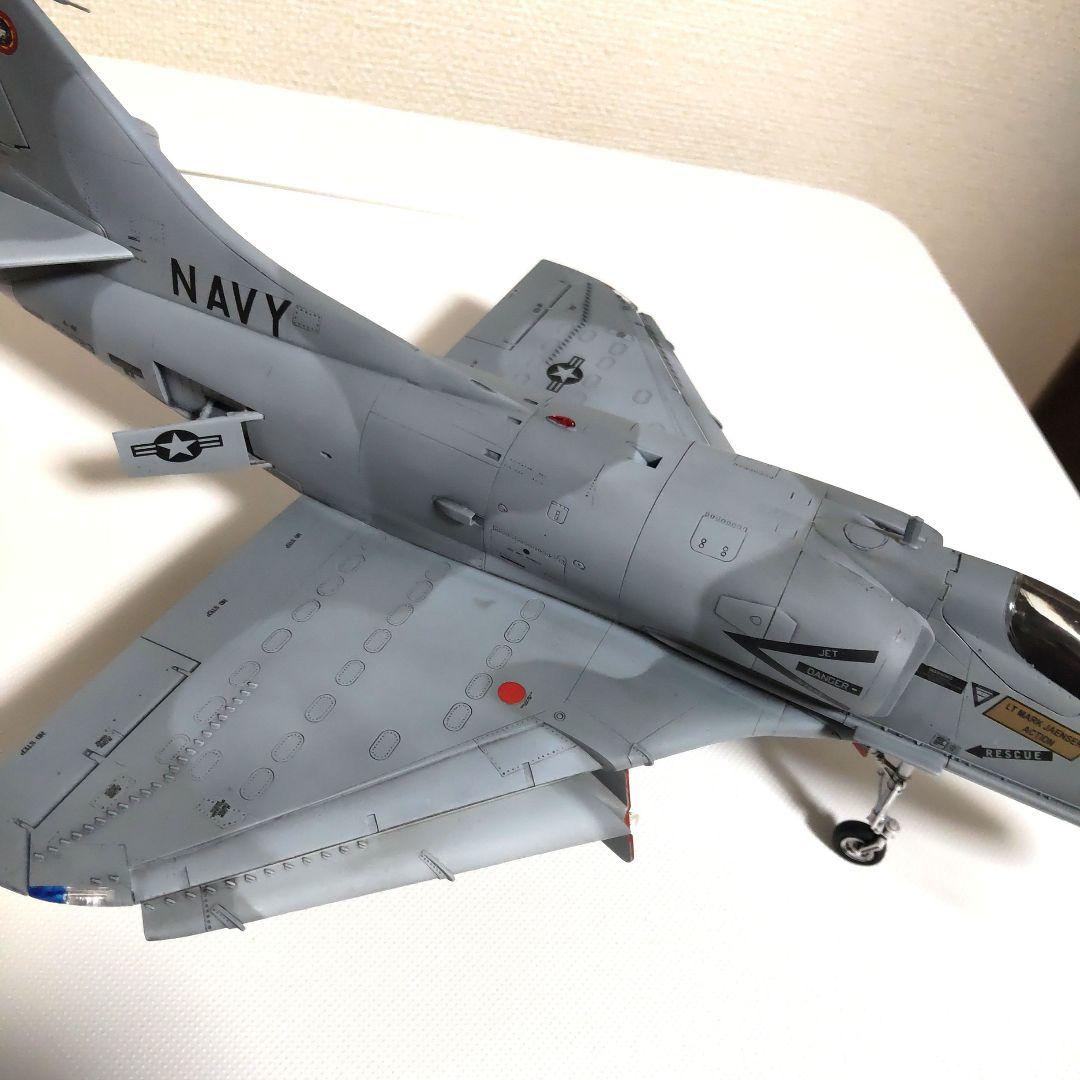 戦闘機プラモデル完成品ハセガワ1/48A−4スカイホーク　トップガン