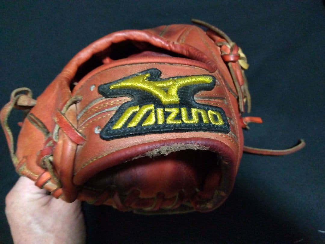 ミズノプロ　グローブ　硬式内野手用　レッド　即戦力　グラブ