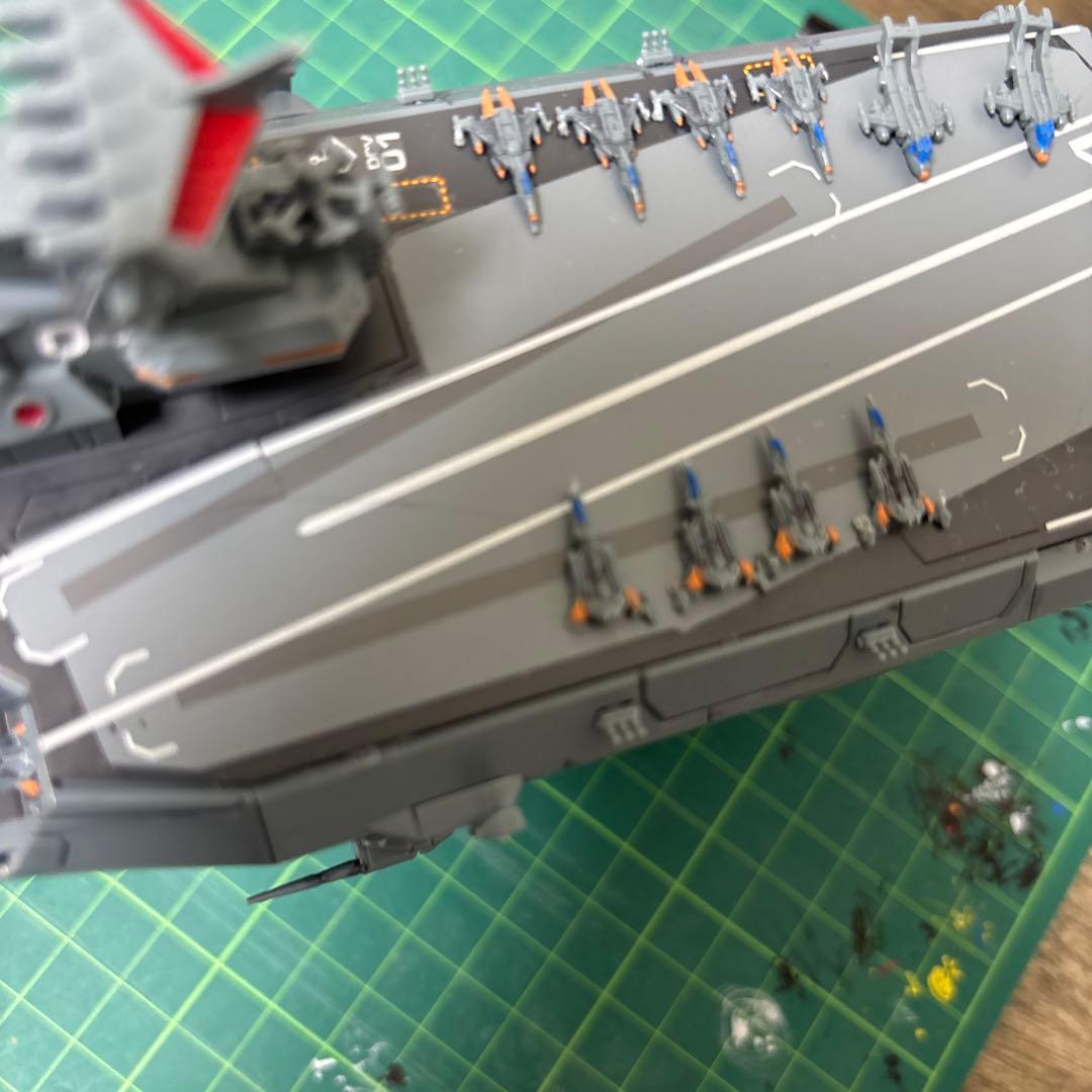 宇宙戦艦ヤマト1000分の1ヒュウガ完成品