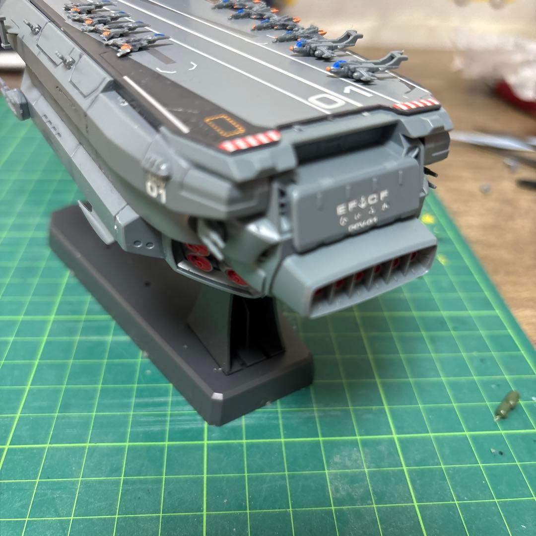 宇宙戦艦ヤマト1000分の1ヒュウガ完成品