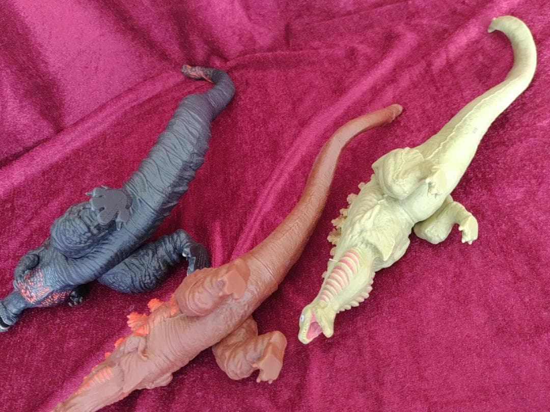 シン・ゴジラ　第二／第三／第四形態　３点　ムービーモンスターシリーズ　展示品