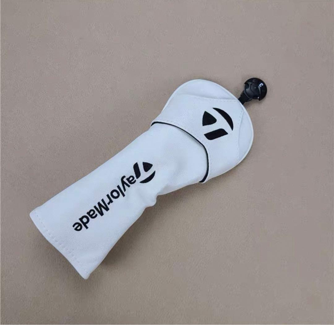 【新製品4点セット】テーラーメイドシンプルユニセックスゴルフクラブカバー 白色