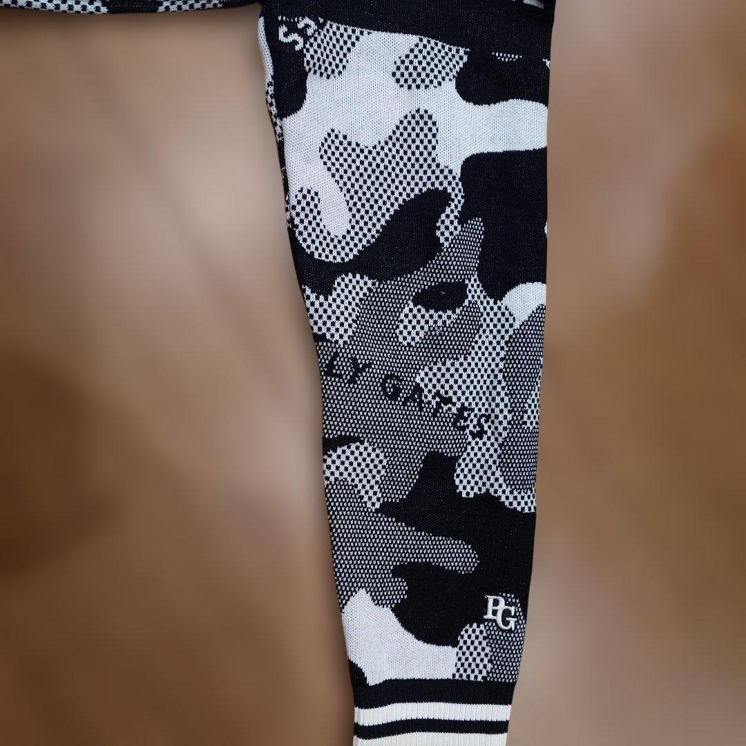 PEARLY GATES 迷彩柄ニットセーター　オシャレなセーター