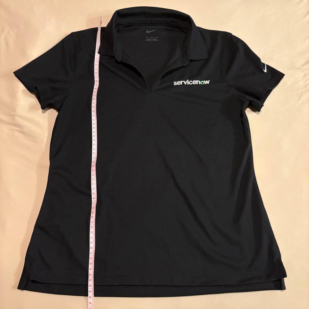 Nike servicenow ポロシャツ 黒 半袖