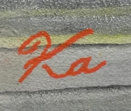 上鈴木正一　油彩画 S.M『 浅草にて 』新作原画 超オススメの細密画です!!