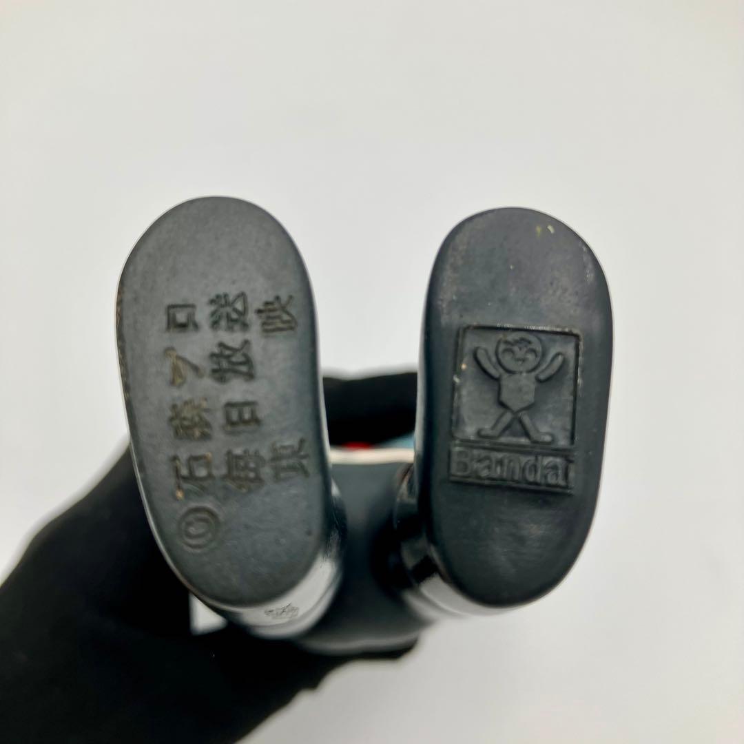 旧バンダイ 仮面ライダー　面取れ ソフビ 　フィギュア　マフラー・ブーツ欠品