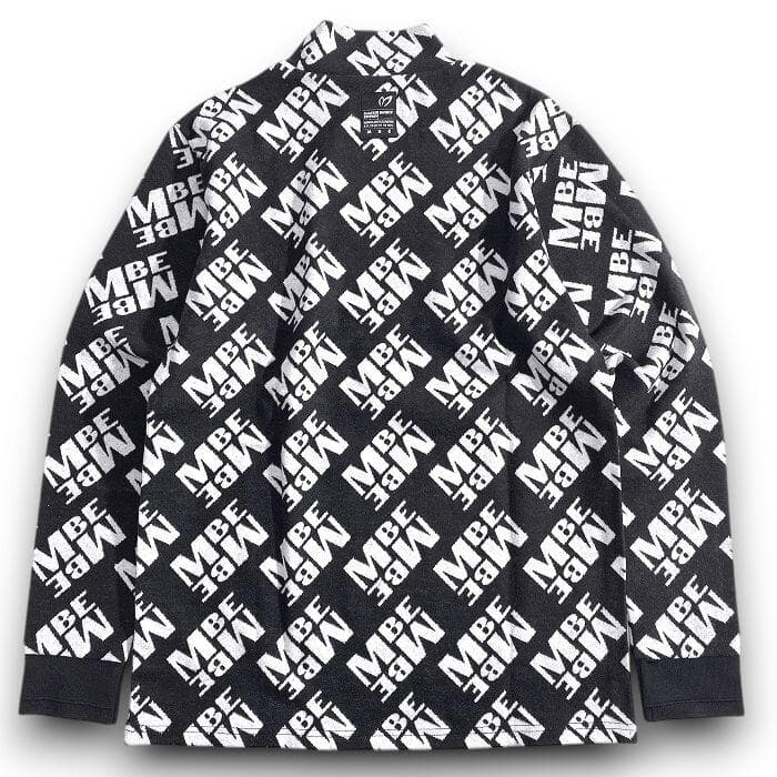 極美品 マスターバニー MBE柄ジャガード モックネックカットソー