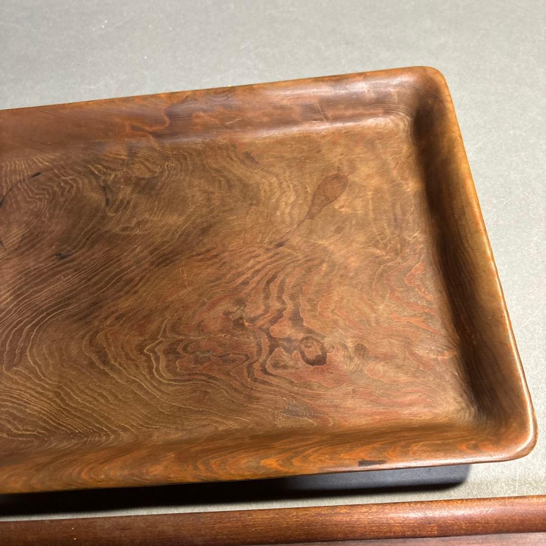 時代　木製　盆　２点　まとめて