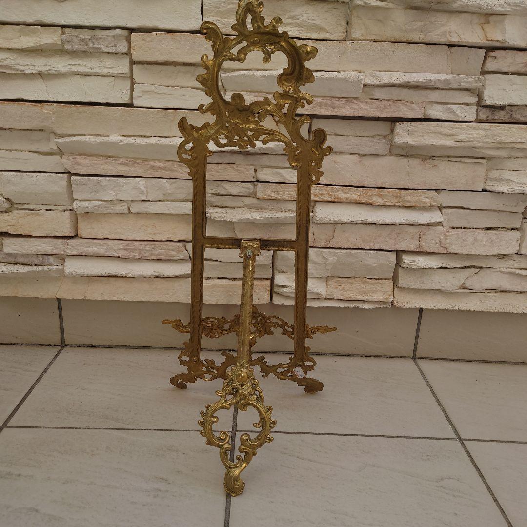 イタリア真鍮イーゼル特大2