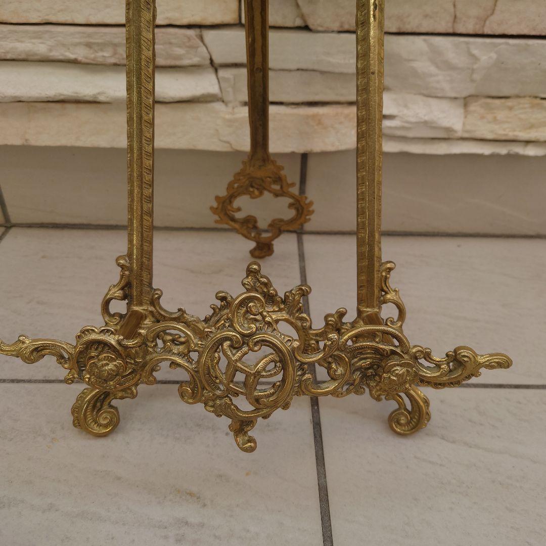 イタリア真鍮イーゼル特大2