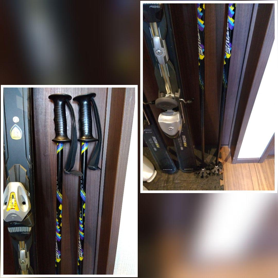 高品質！KASTLE/学生・メンズ用/スキーセット・メンテ・WAX済み✔