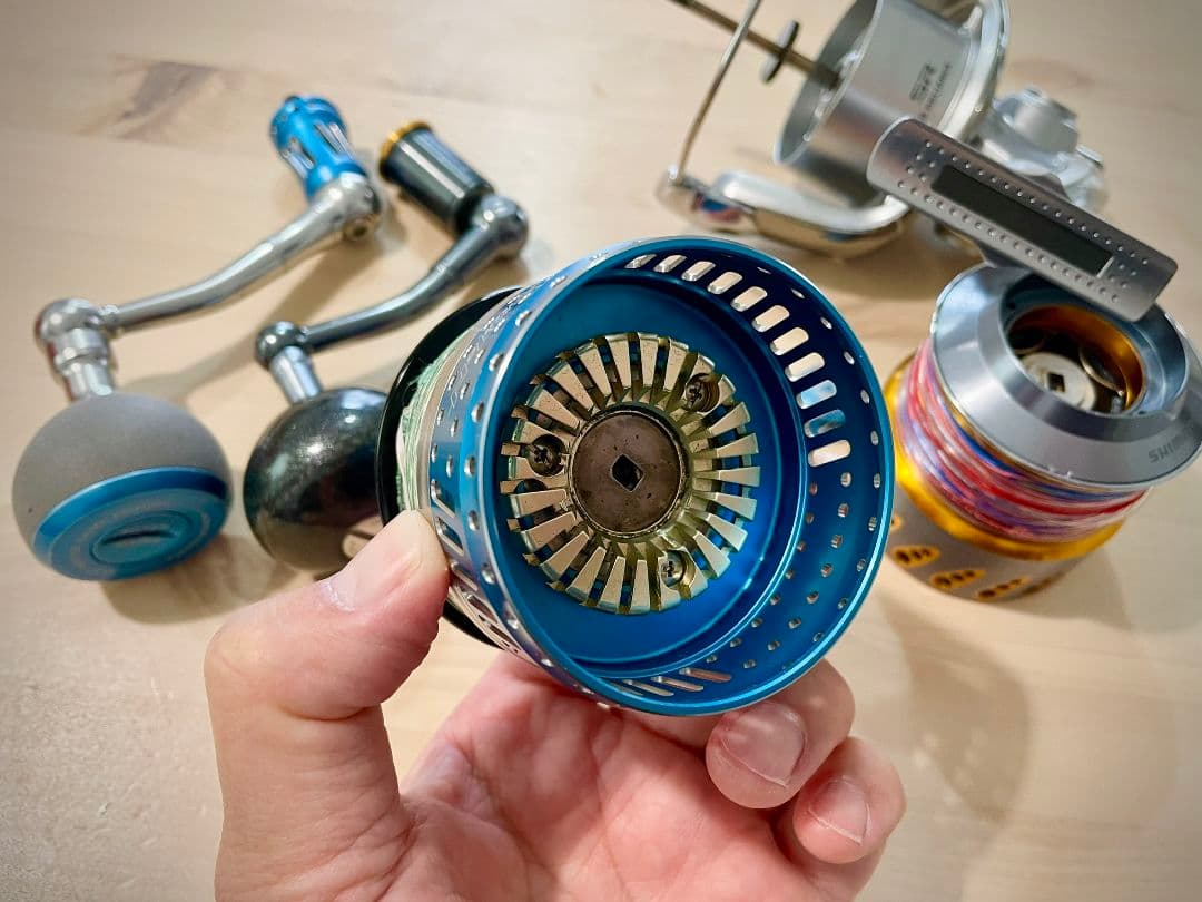 シマノ08ステラsw 8000PG 16000番スタジオオーシャンマークカスタム