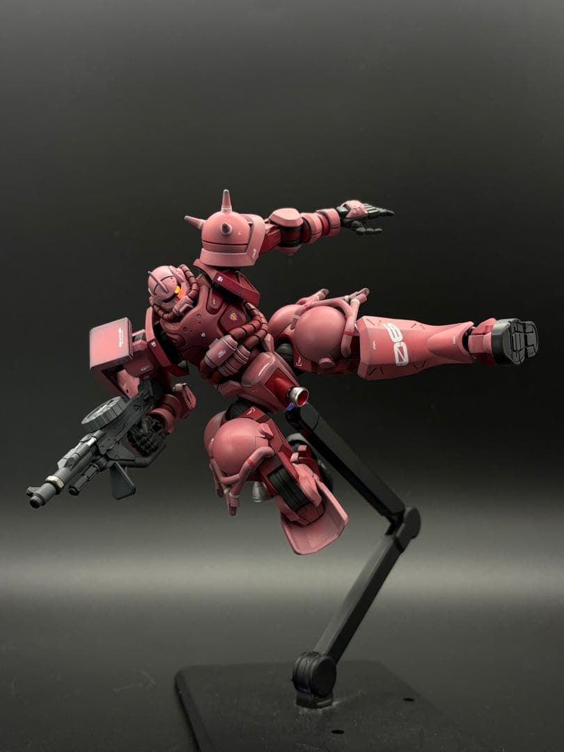 wata0130 HG シャア専用ザク(GQ)塗装済み完成