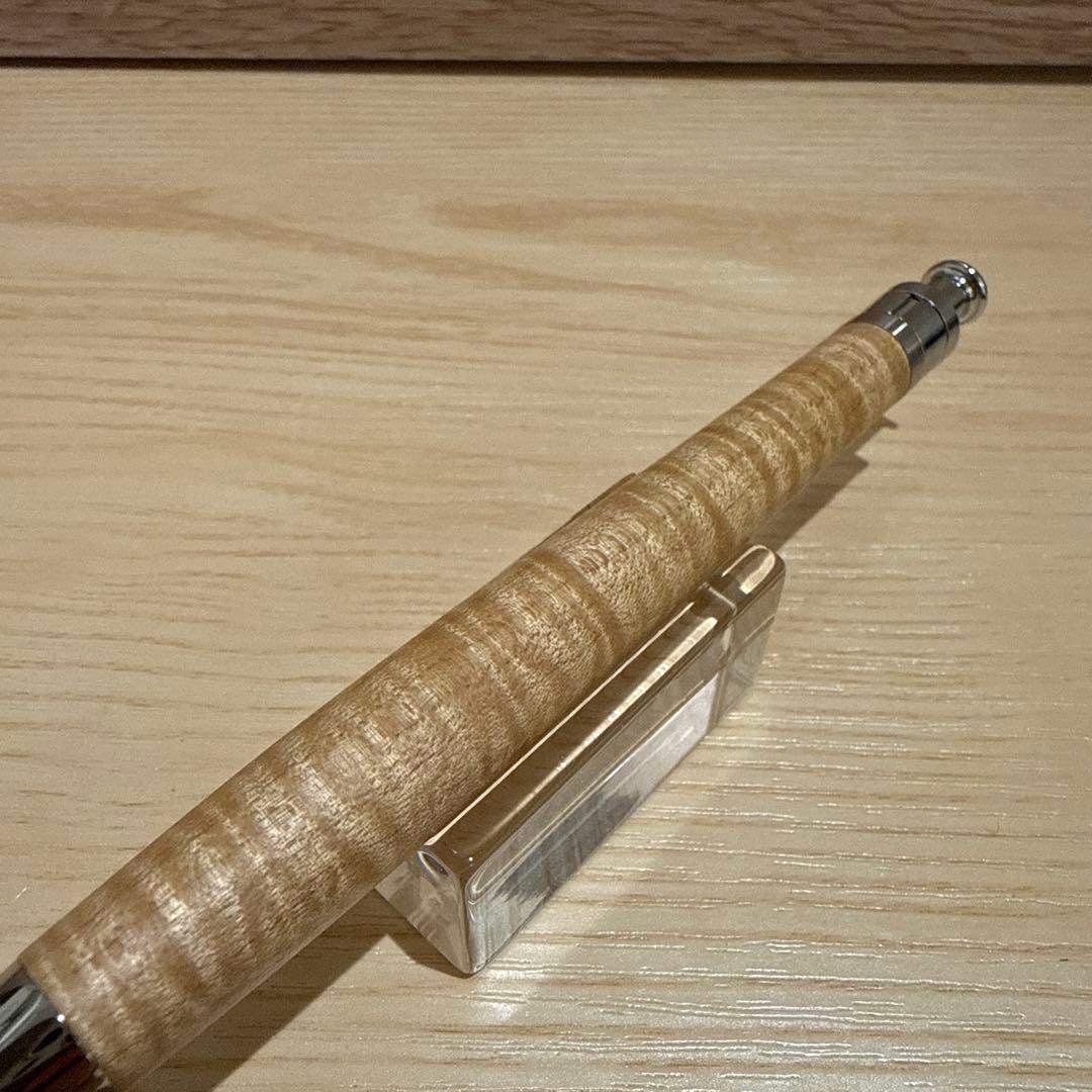工房楔　ルーチェペン（ボールペン）　楓　ちぢみ杢 　縮杢