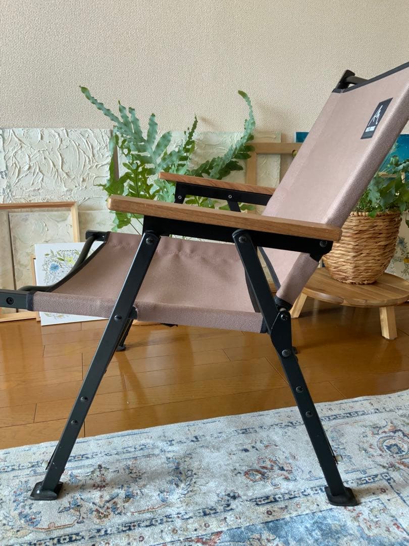 RATEL WORKS ラーテルワークス　ローチェア　グレージュ　クッション付