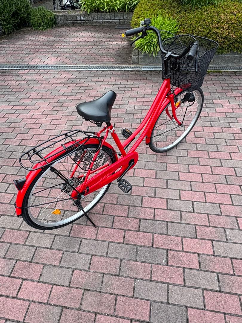 galihさんさ専用 真っ赤なシルプルママチャリ(26㌅)配達でも？可能です。