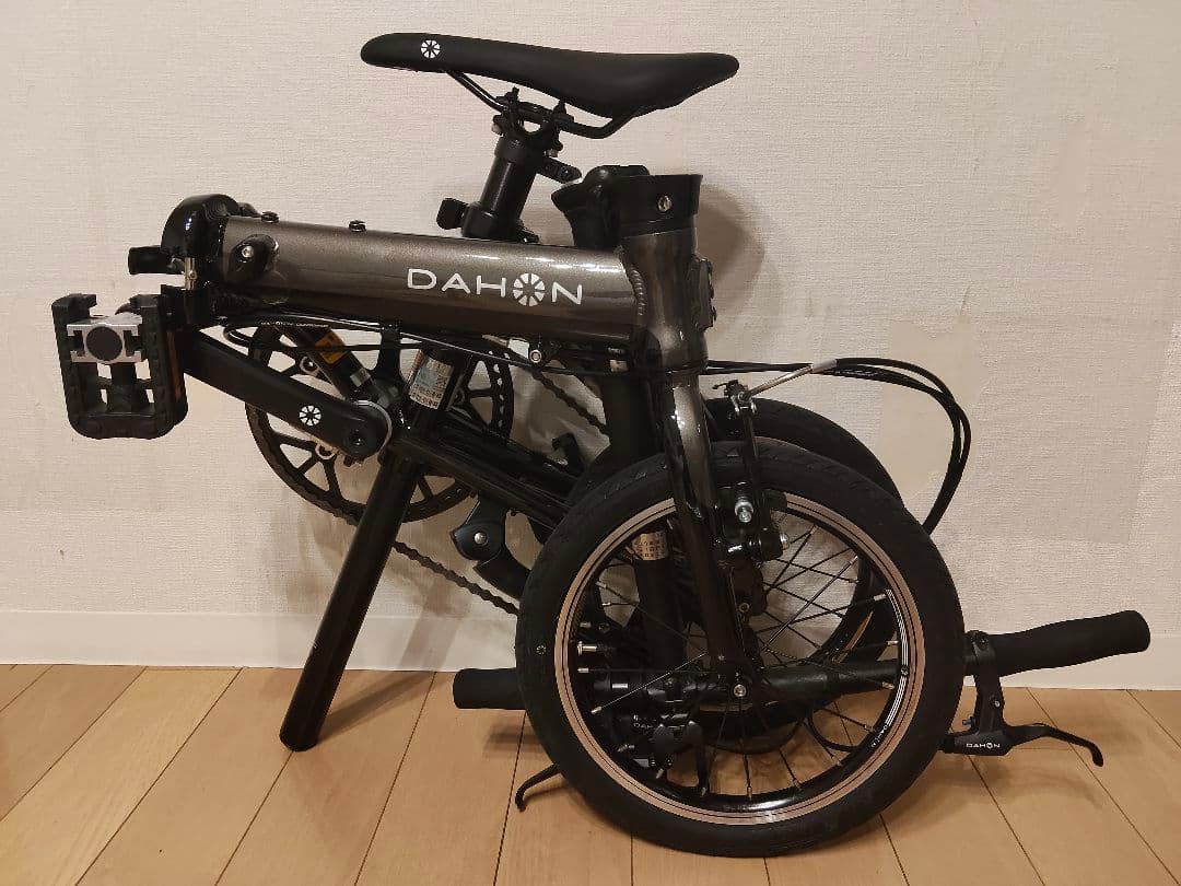 ダホンDAHON K3 折り畳み自転車 ガンメタルブラック黒 14インチ 輪行袋