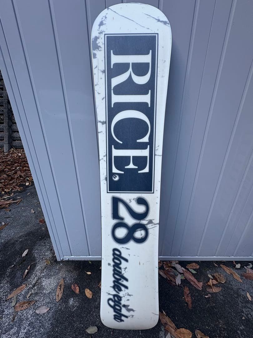 RICE28 W8 154cm スノーボード ダブルキャンバー グラトリ　スノボ