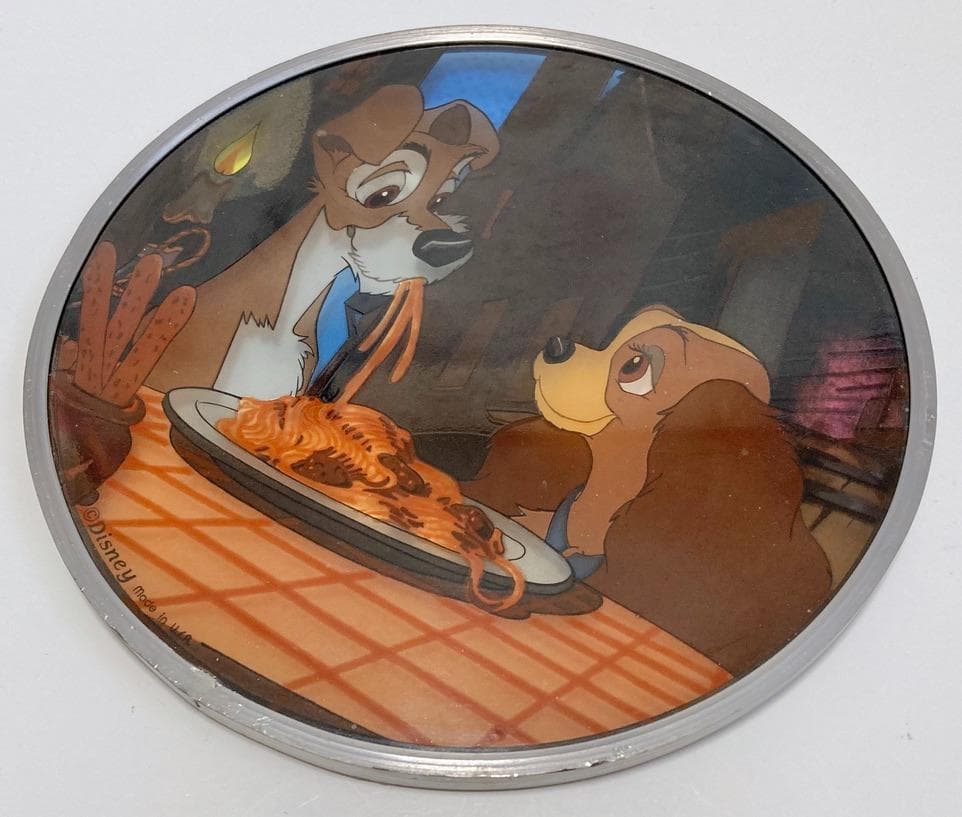 ★貴重★ わんわん物語 ステンドグラス グラスマスターズ 1990年代