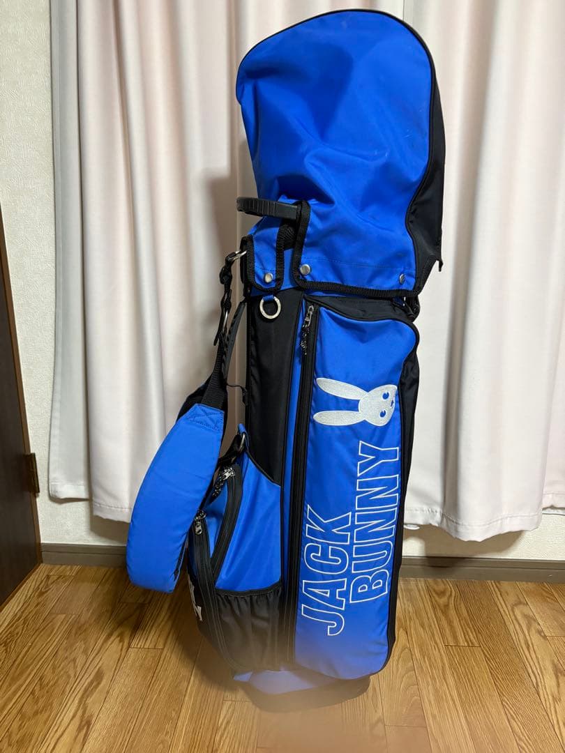 JACK BUNNY キャディバッグ 青