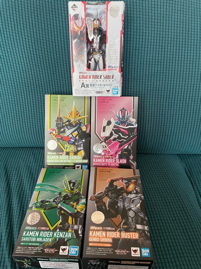shfiguarts仮面ライダーセイバー 5点セット