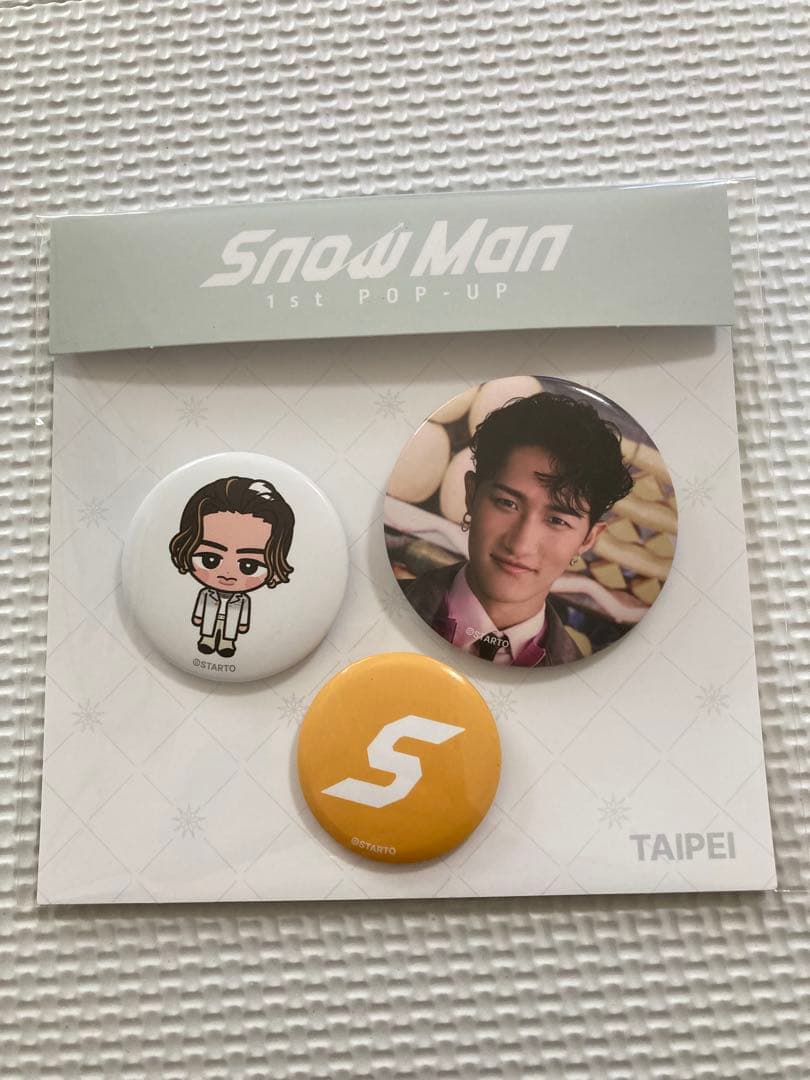 Man popup台北限定9人缶バッジセット　コンプリート