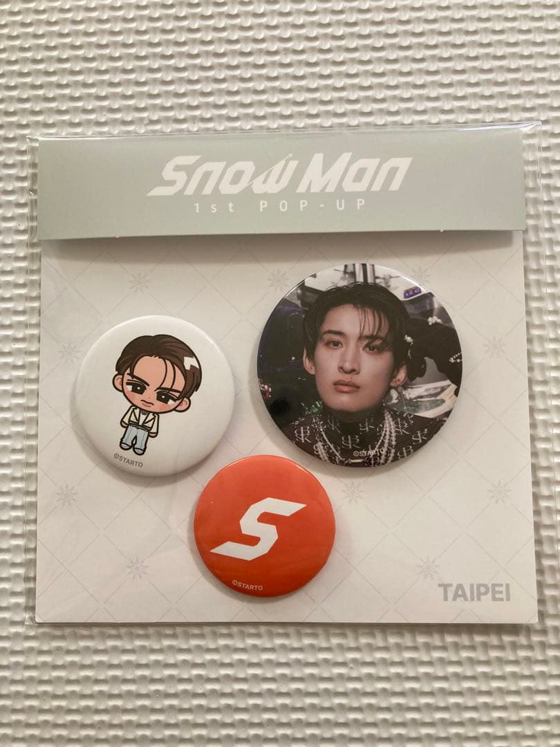 Man popup台北限定9人缶バッジセット　コンプリート