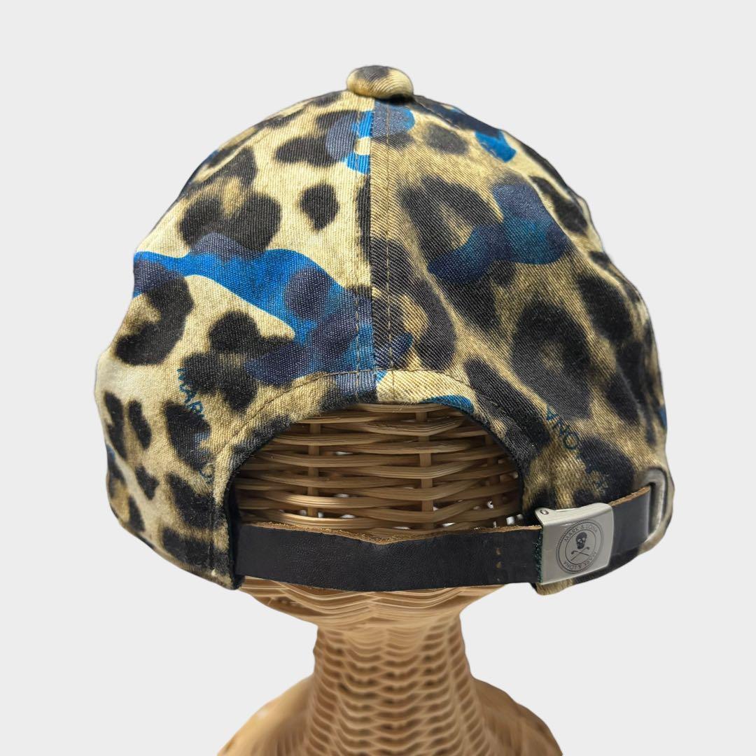 美品 MARK&LONA レオパード ゴルフ キャップ ユニセックス