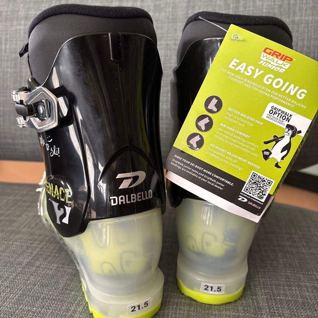 新品未使用　DALBELLO 子ども用スキーブーツ　21.5㎝　送料込み