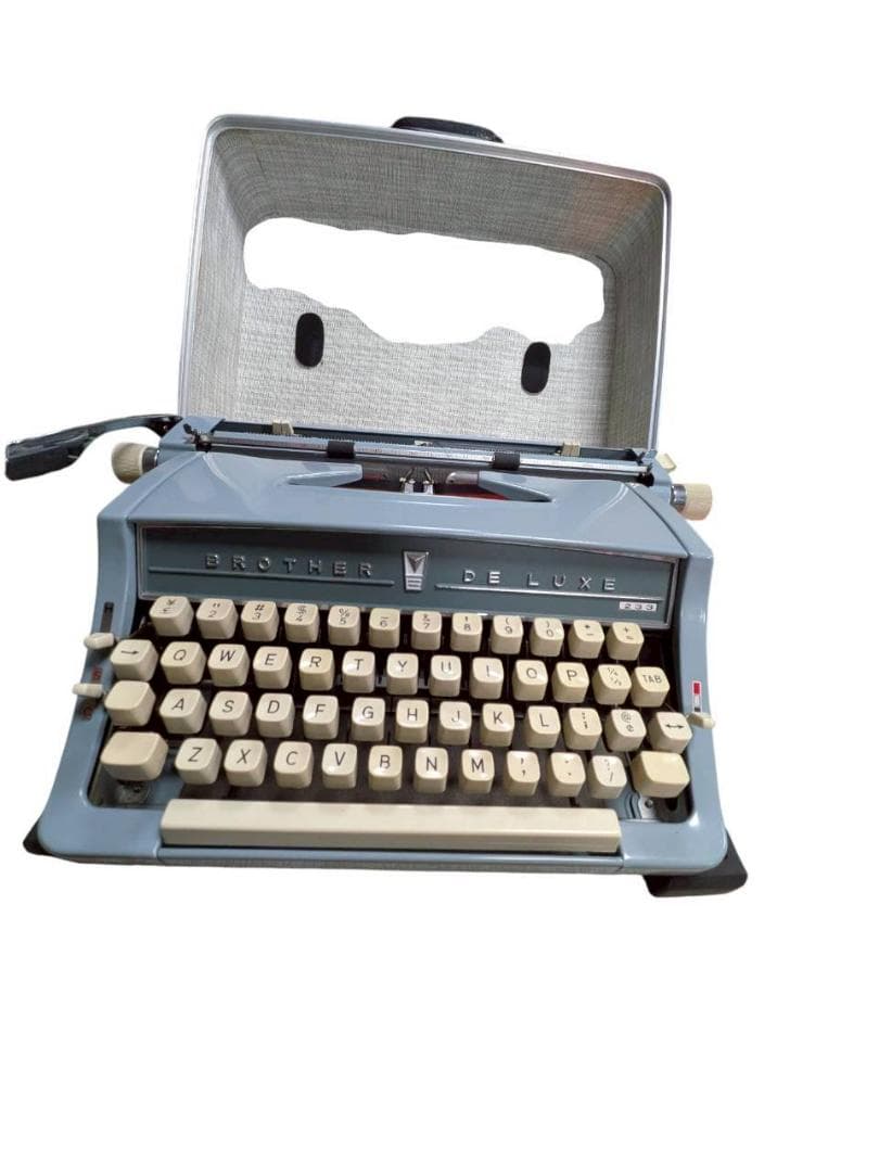 【激レア】BROTHER 美品 DE LUXE 233 タイプライター ケース付