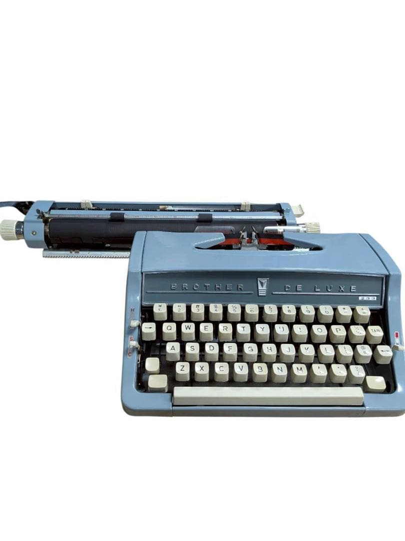 【激レア】BROTHER 美品 DE LUXE 233 タイプライター ケース付