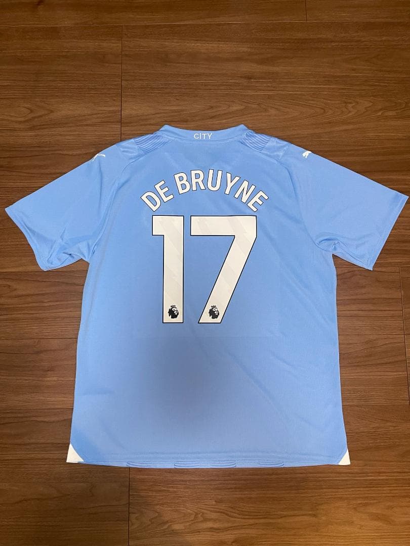 新品 マンチェスターシティ 23/24 ユニフォーム #17.デブライネ XL