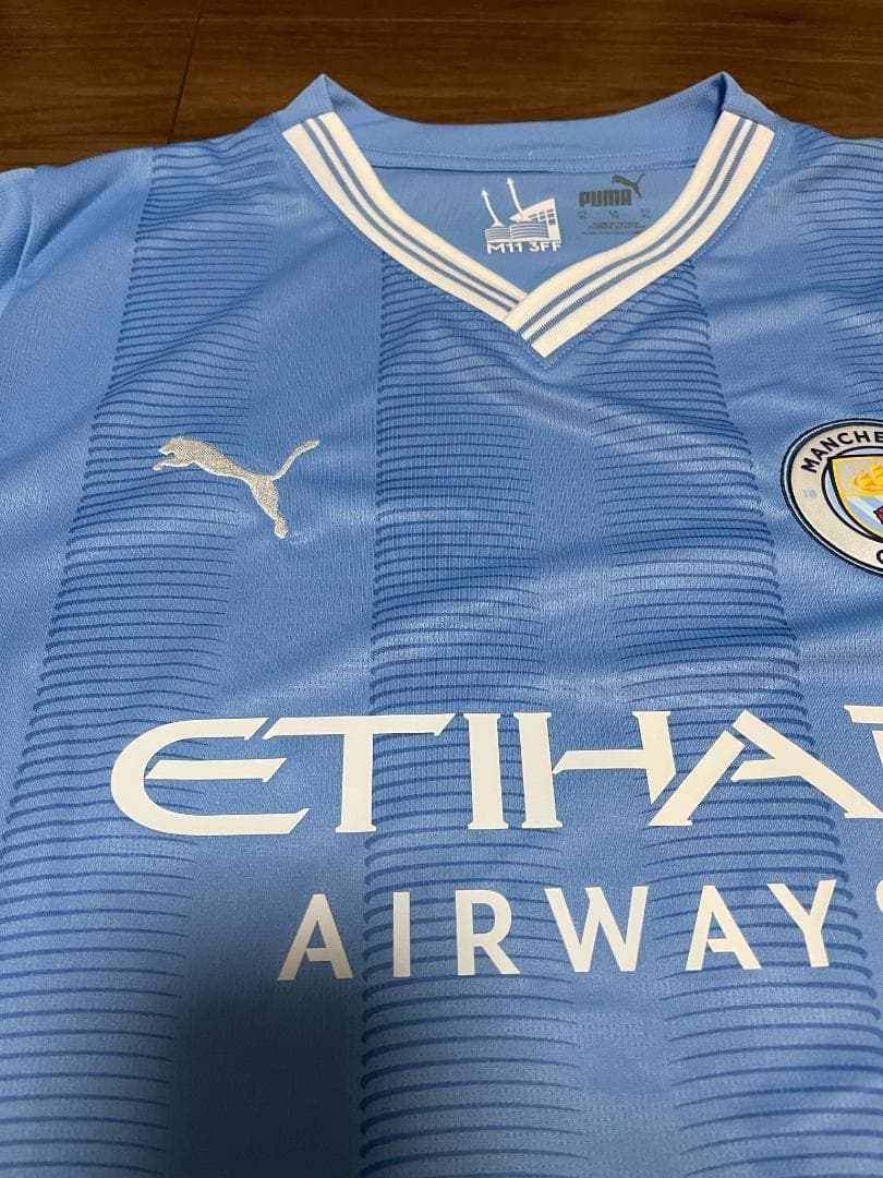 新品 マンチェスターシティ 23/24 ユニフォーム #17.デブライネ XL