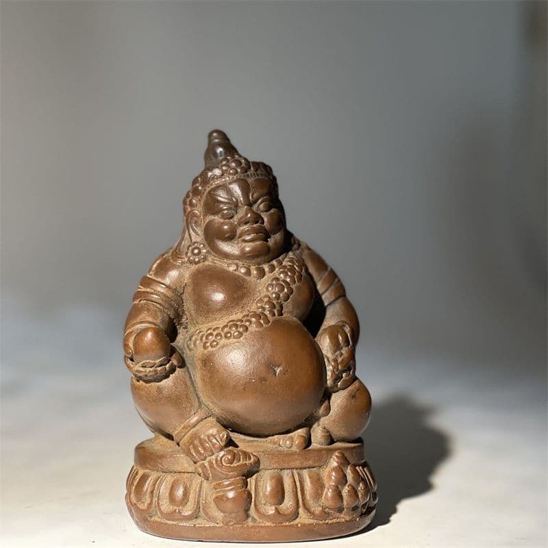 仏教美術仏像 黄財神仏像 仏堂に奉納 鎮宅辟邪 開運風水 招財 置物 工芸品