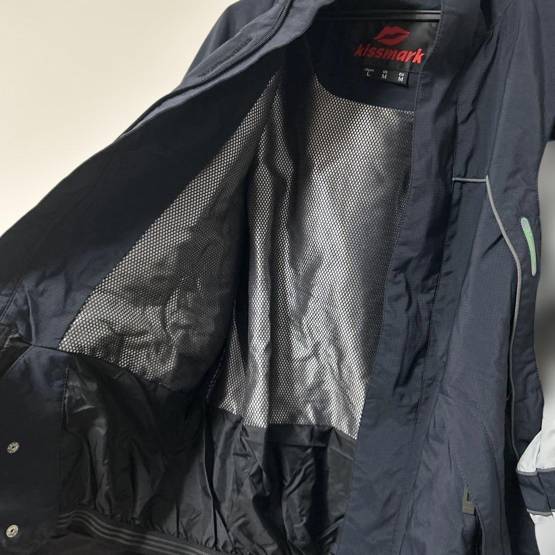 kissmark キスマーク スノボウェア メンズ L 上下セット ネイビー