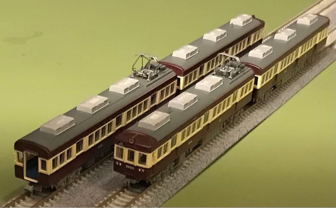 ■ 鉄コレ能勢電鉄1000系4両セットB(登場時)N化動力付き② (TC)