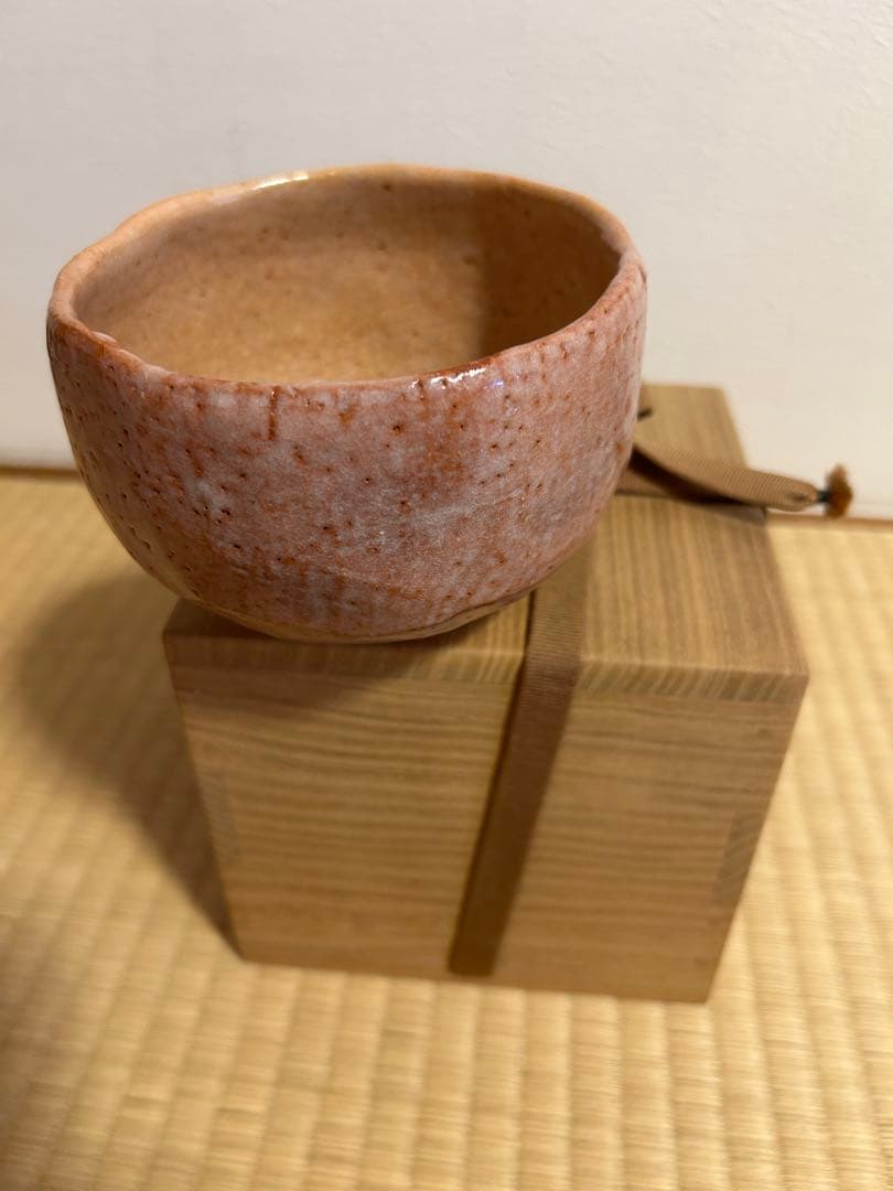 ピンク 陶器 茶碗