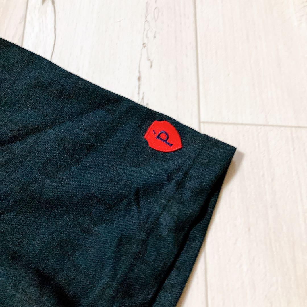 PEARLY GATES ポロシャツ 総柄 ブラック　2022年モデル