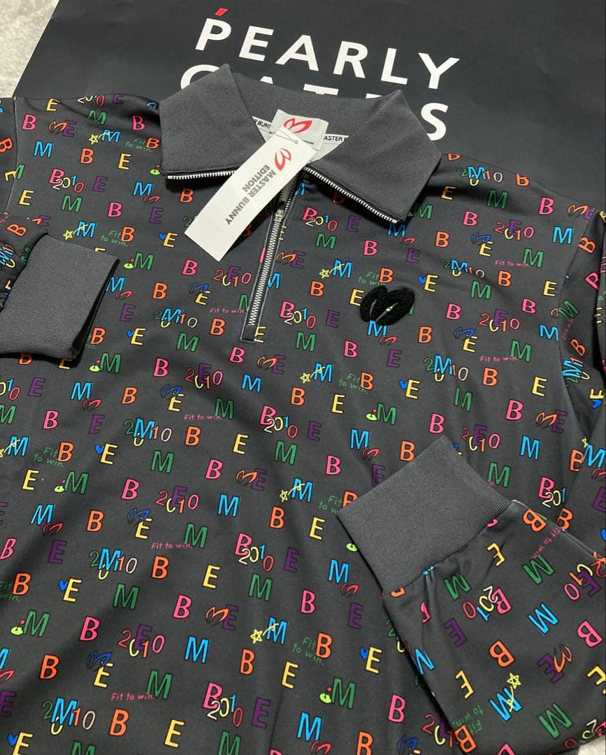 新品 マスターバニー 4WAYトリコット ジップカットソー(5)サイズL/グレー