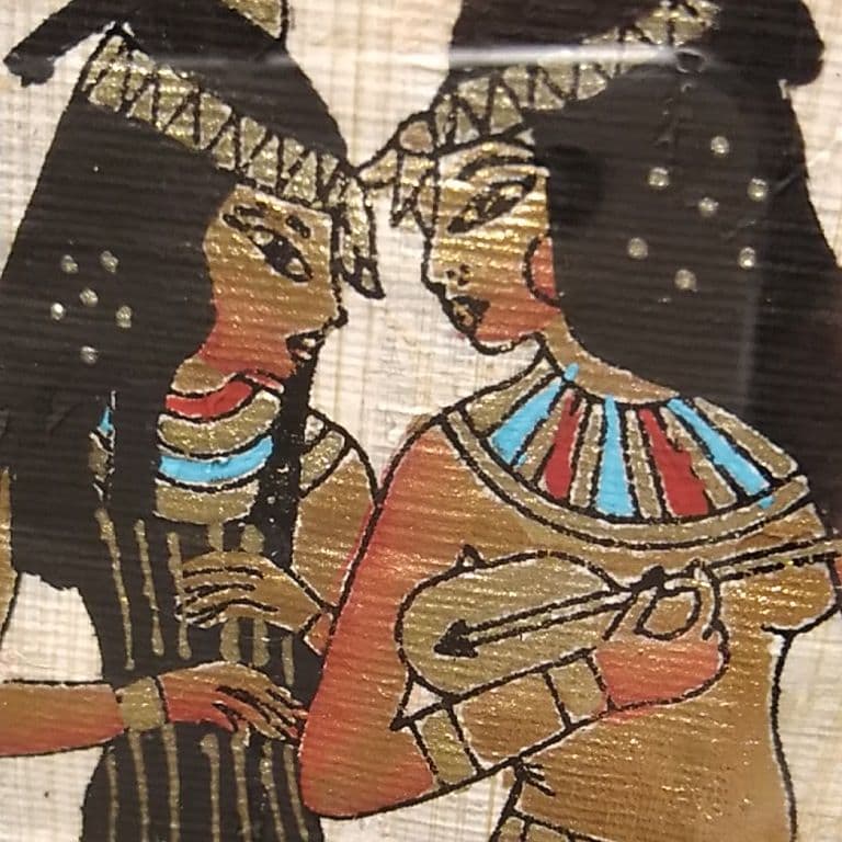 とある、有名な方から頂戴致しました。金があしなわれて居る様な絵画で御座います。