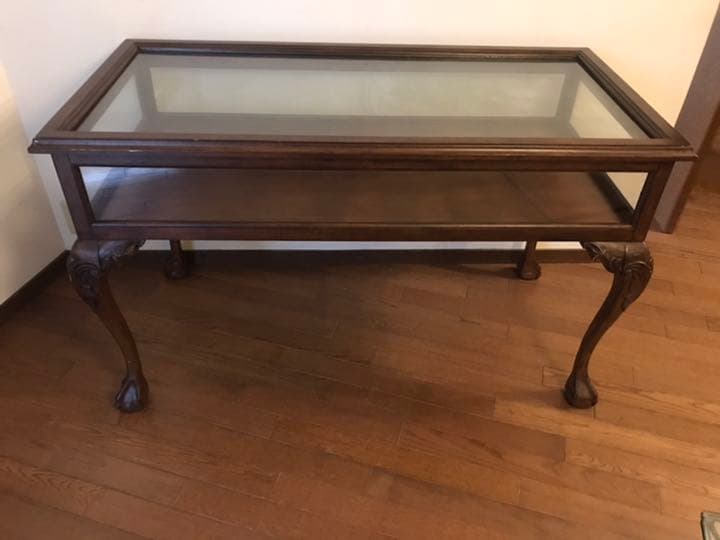 アメリカン　ヴィンテージ　ガラス　ショーケース