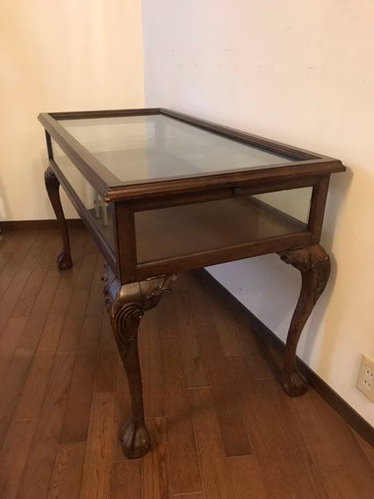 アメリカン　ヴィンテージ　ガラス　ショーケース