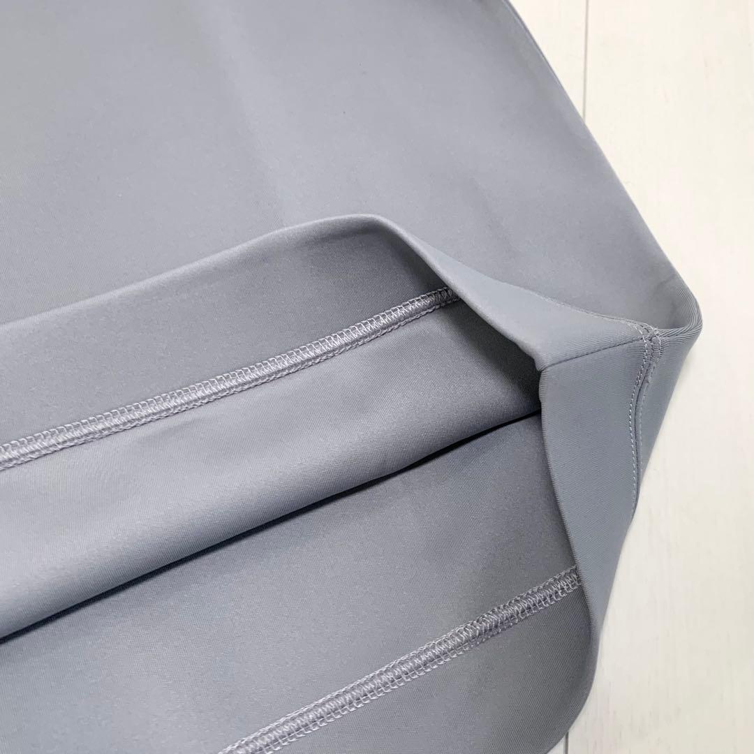 【超美品】ブリーフィング ゴルフ 3D ロゴ クルーネック プルオーバー グレー