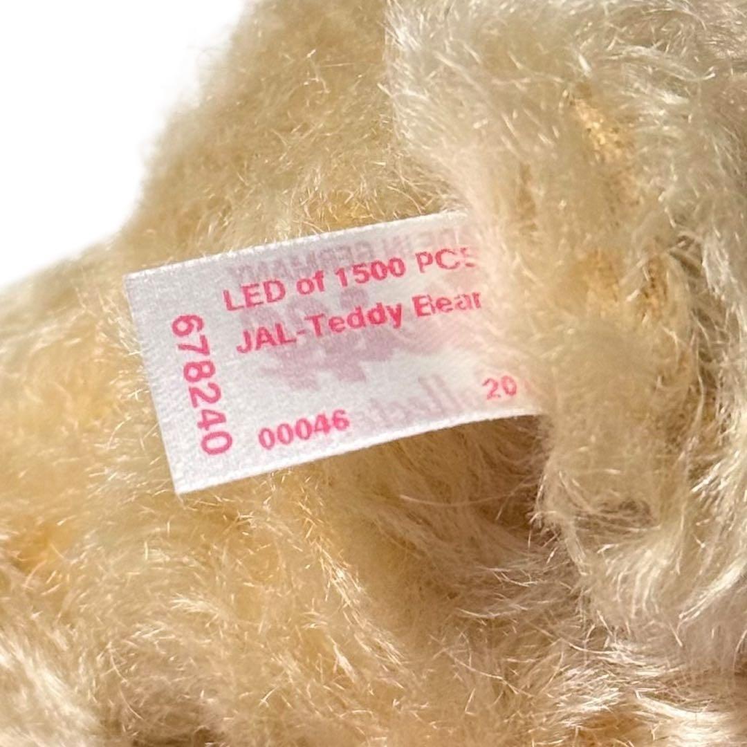 新品【1500体限定】Steiff × JAL テディベア キャビンアテンダント