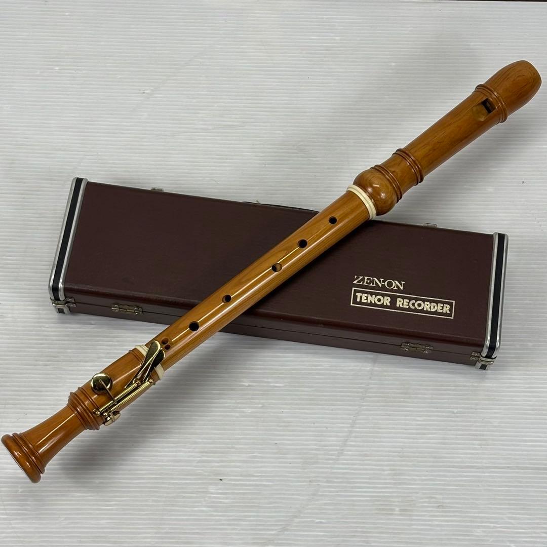 ZEN-ON テナーリコーダー RECORDER ゼンオン 木製