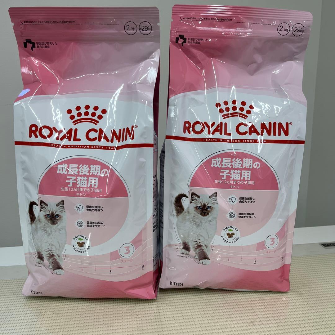 ロイヤルカナン　キトン成長後期の子猫用2kg×2袋